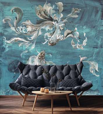 Wall Mural - Abstract fish