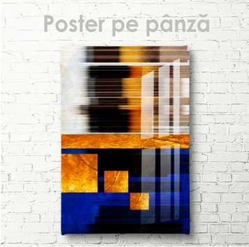 Poster - Pictură decorativă strălucitoare, 30 x 45 см, Panza pe cadru, Abstracție