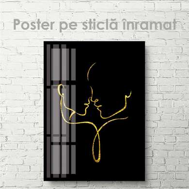 Poster - Features of love, 30 x 45 см, Canvas on frame