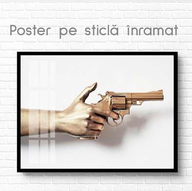 Poster - Sight, 90 x 45 см, Framed poster on glass