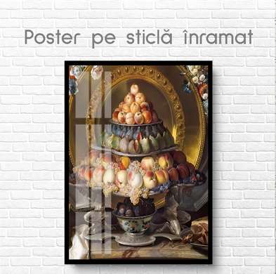 Poster - Fruit dish, 30 x 45 см, Canvas on frame