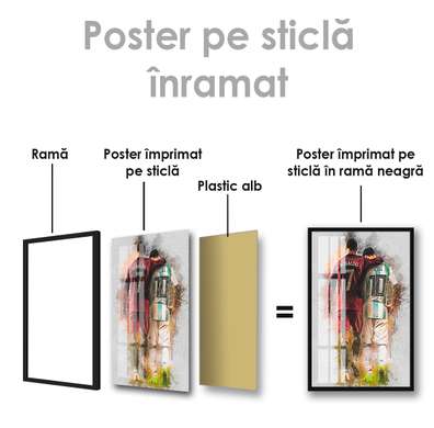 Poster - Numărul 7 și 11, 30 x 45 см, Panza pe cadru
