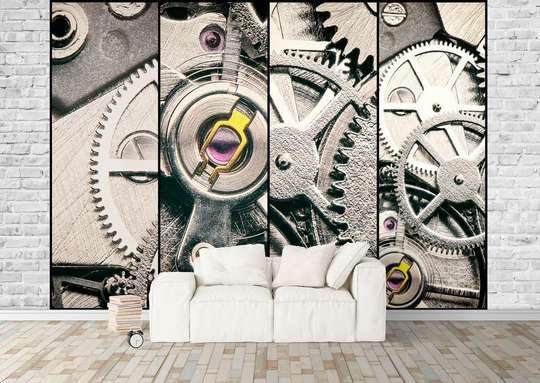 Wall Mural - Mechanism of the future