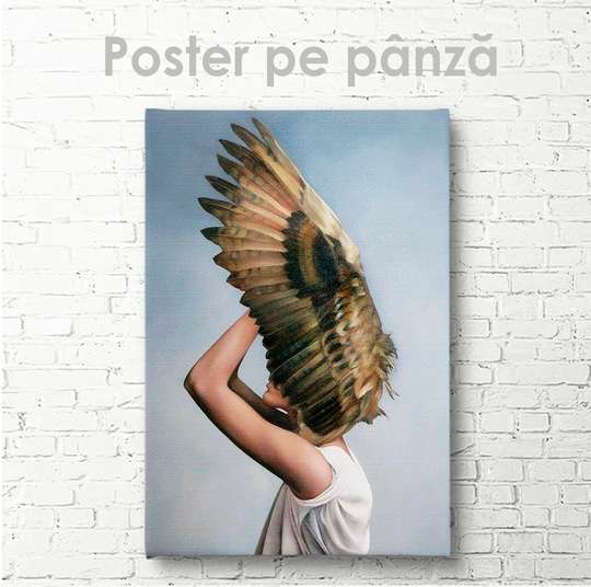 Poster - Vulturul de Aur, 30 x 45 см, Panza pe cadru