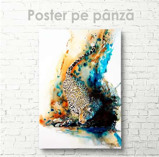 Poster - Cheetah, 30 x 45 см, Canvas on frame, Art