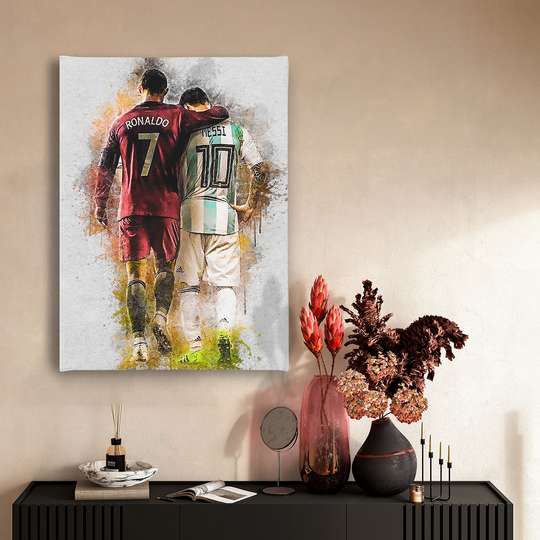 Poster - Number 7 and 11, 30 x 45 см, Canvas on frame, Sport