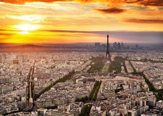 Fototapet - Franța la apus de soare