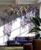 Wall Mural - Violet wisteria flowers