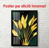 Poster - Plantă solară, 60 x 90 см, Poster înrămat, Glamour