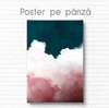 Постер - Розовое небо, 60 x 90 см, Постер на Стекле в раме