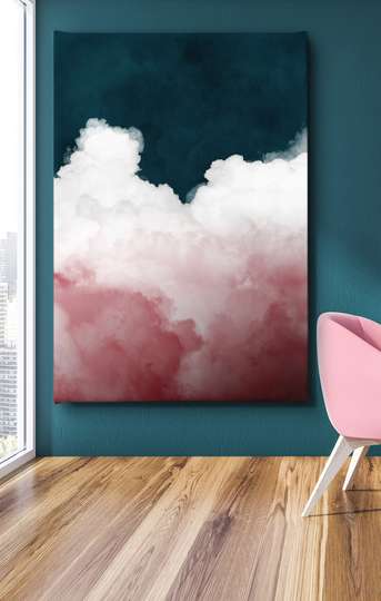 Poster, Cerul roz, 30 x 45 см, Panza pe cadru