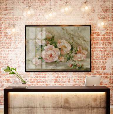 Poster - Tenderness of quivering flowers, 45 x 30 см, Canvas on frame