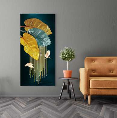 Poster - Ploaie, 45 x 90 см, Poster înrămat, Botanică