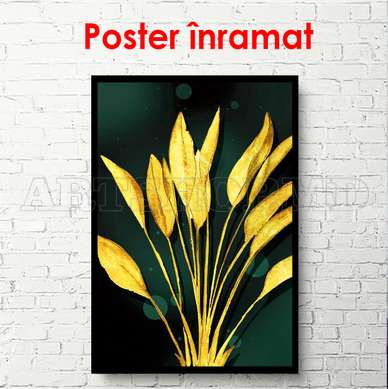 Poster - Plantă solară, 60 x 90 см, Poster înrămat, Glamour