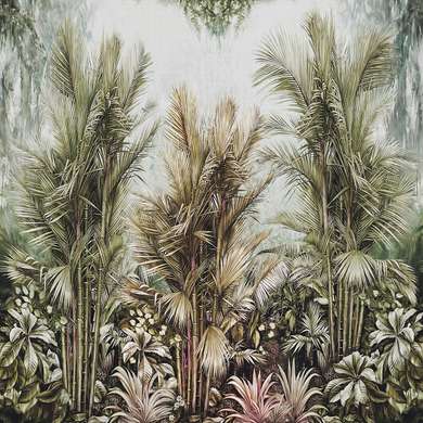 Wall Mural - Palm trees in the jungle