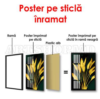 Poster - Plantă solară, 60 x 90 см, Poster înrămat, Glamour