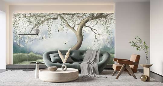 Wall mural - The tree and the birds
