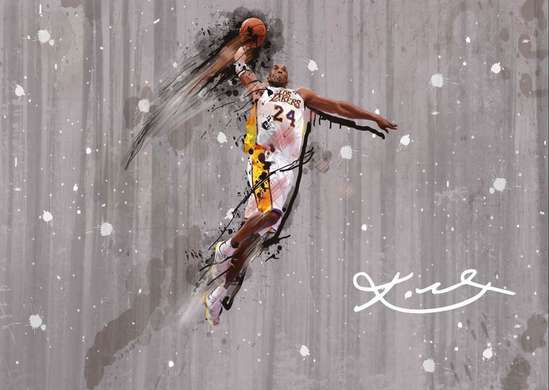 Wall Mural - Basketball star