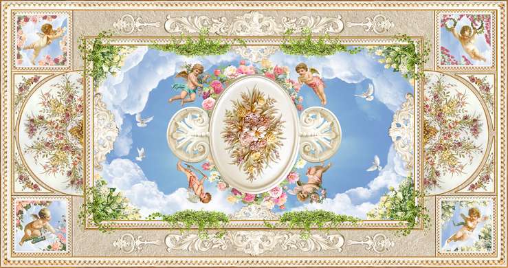 Wall Mural - Angels in the sky