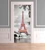 Stickere 3D pentru uși, Turnul Eiffel, 60 x 90cm, Autocolant pentru Usi