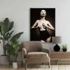 Poster - Woman With Cigar, 60 x 90 см, Framed poster on glass, Nude