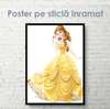 Poster - Princess Belle, 30 x 60 см, Canvas on frame