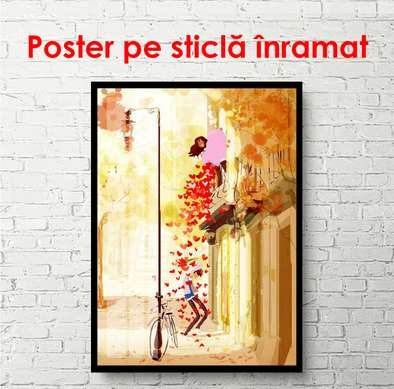 Poster - O zi de toamnă, 60 x 90 см, Poster înrămat, Provence