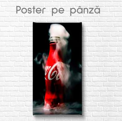 Постер - Coca Cola, 30 x 60 см, Холст на подрамнике