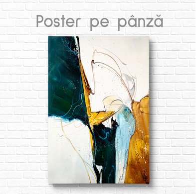 Постер - Абстракция из масляных красок