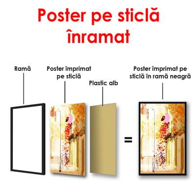 Poster - O zi de toamnă, 60 x 90 см, Poster înrămat, Provence
