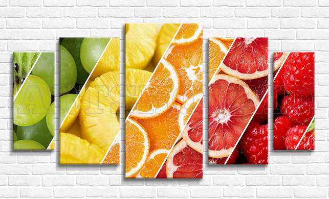 Modular picture, Fruits, 108 х 60