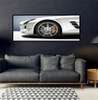 Poster - Gray Mercedes, 60 x 30 см, Canvas on frame