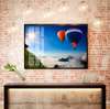 Poster - Balloons in the blue sky, 90 x 60 см, Framed poster, Nature