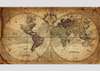Фотообои - Старинная карта мира.