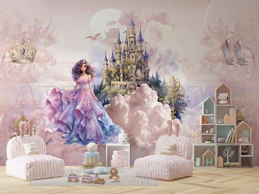 Wall Mural - The princess and the castle