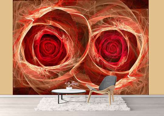 Wall Mural - Abstract flowers