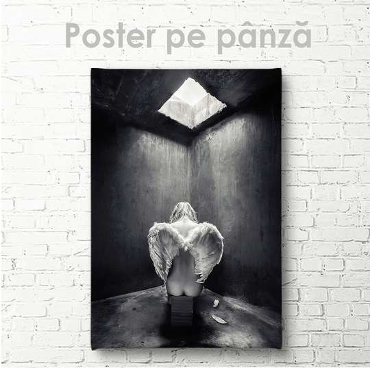 Poster - Aripile fetei, 30 x 45 см, Panza pe cadru