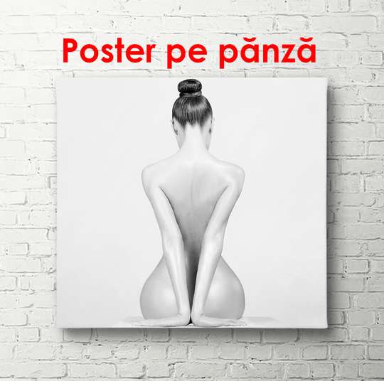 Постер - Эстетика тела, 100 x 100 см, Постер в раме, Ню