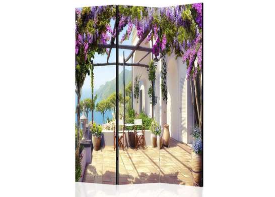 Screen - Lilac trees on the terrace., 7
