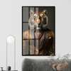 Poster - Elegant tiger, 60 x 90 см, Framed poster on glass, Animals