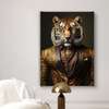 Poster - Elegant tiger, 30 x 45 см, Canvas on frame, Animals