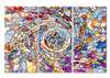Tablou Pe Panza Multicanvas, Fantezie multicoloră., 70 x 50