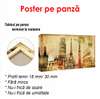 Poster - Obiective turistice antice, 150 x 50 см, Poster înrămat