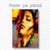 Poster - Portret, 60 x 90 см, Poster inramat pe sticla