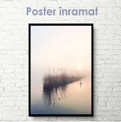 Poster - The element of appeasement, 45 x 90 см, Framed poster on glass, Nature