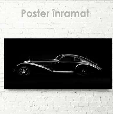 Poster - Classic, 90 x 45 см, Framed poster on glass, Transport