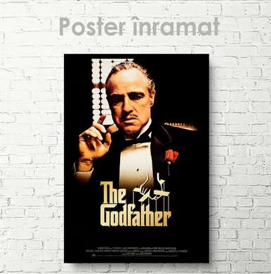 Poster - Poster "The GodFather", 60 x 90 см, Poster inramat pe sticla