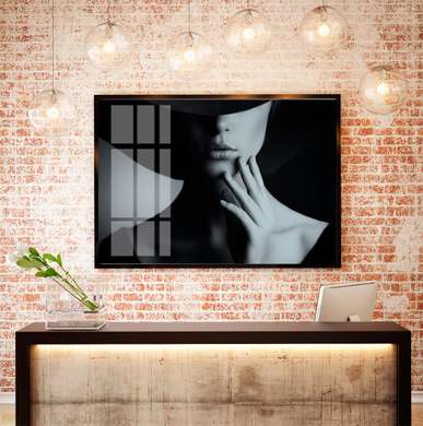 Poster - Tenderness, 45 x 30 см, Canvas on frame, Black & White