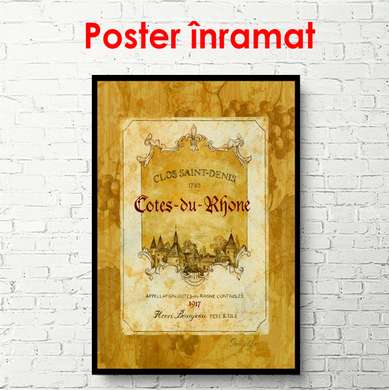 Poster - Vintage poster, 60 x 90 см, Framed poster, Provence