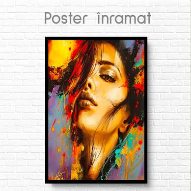 Poster - Portrait, 60 x 90 см, Framed poster on glass